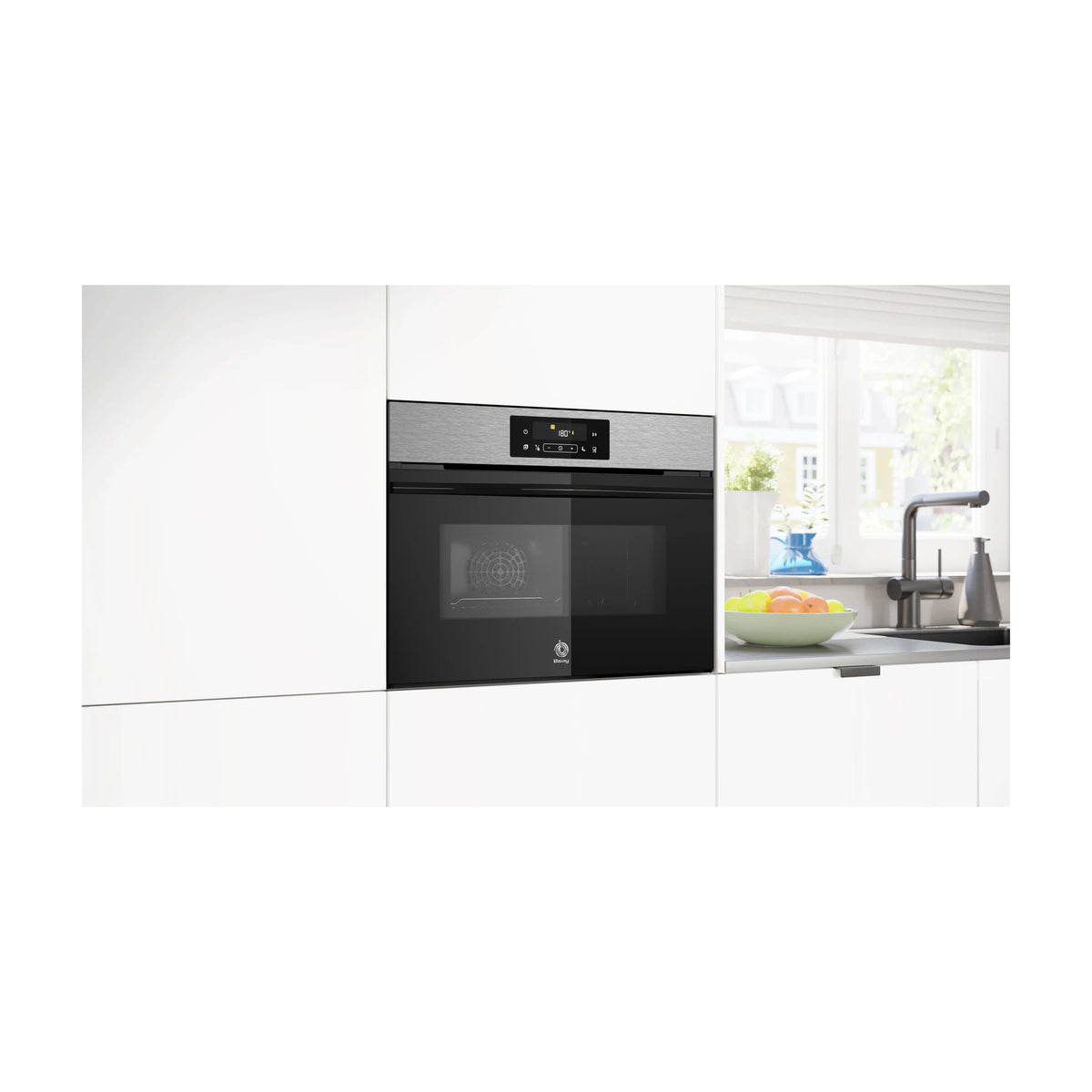 Horno multifunción compacto Balay 3CB4821X3, 47 l, pirolítico con Air Fry