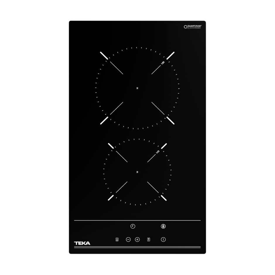 Placa vitrocerámica Teka TBC 32010 TTC de 30 cm con 2 zonas y control táctil
