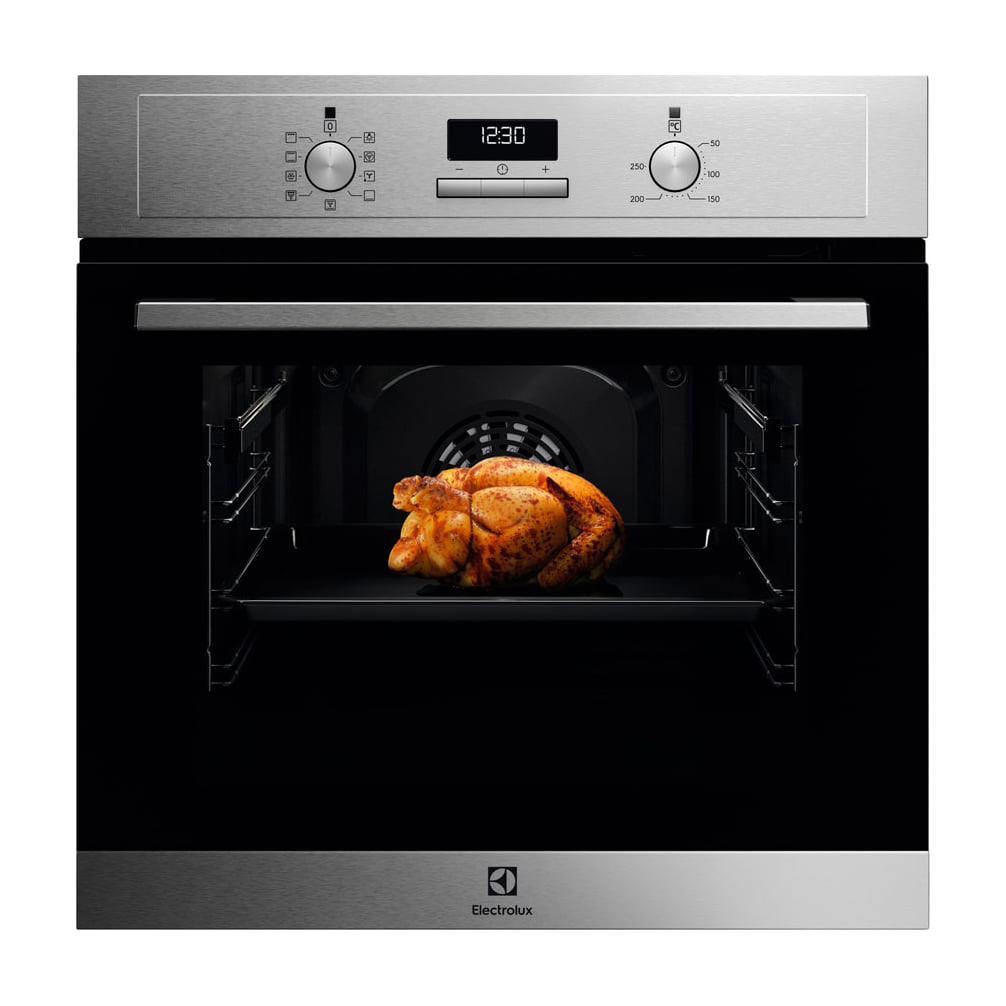 Horno multifunción Electrolux EOF3H50BX de 65 l con AquaClean e inox antihuellas