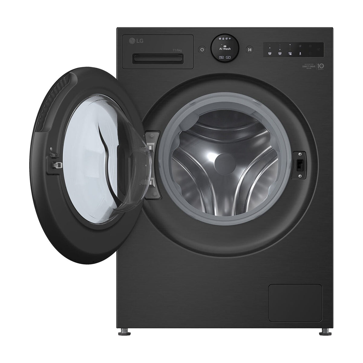 Lavasecadora LG W4X7016TBB de 11/6 kg con AI Direct Drive y Wi-Fi
