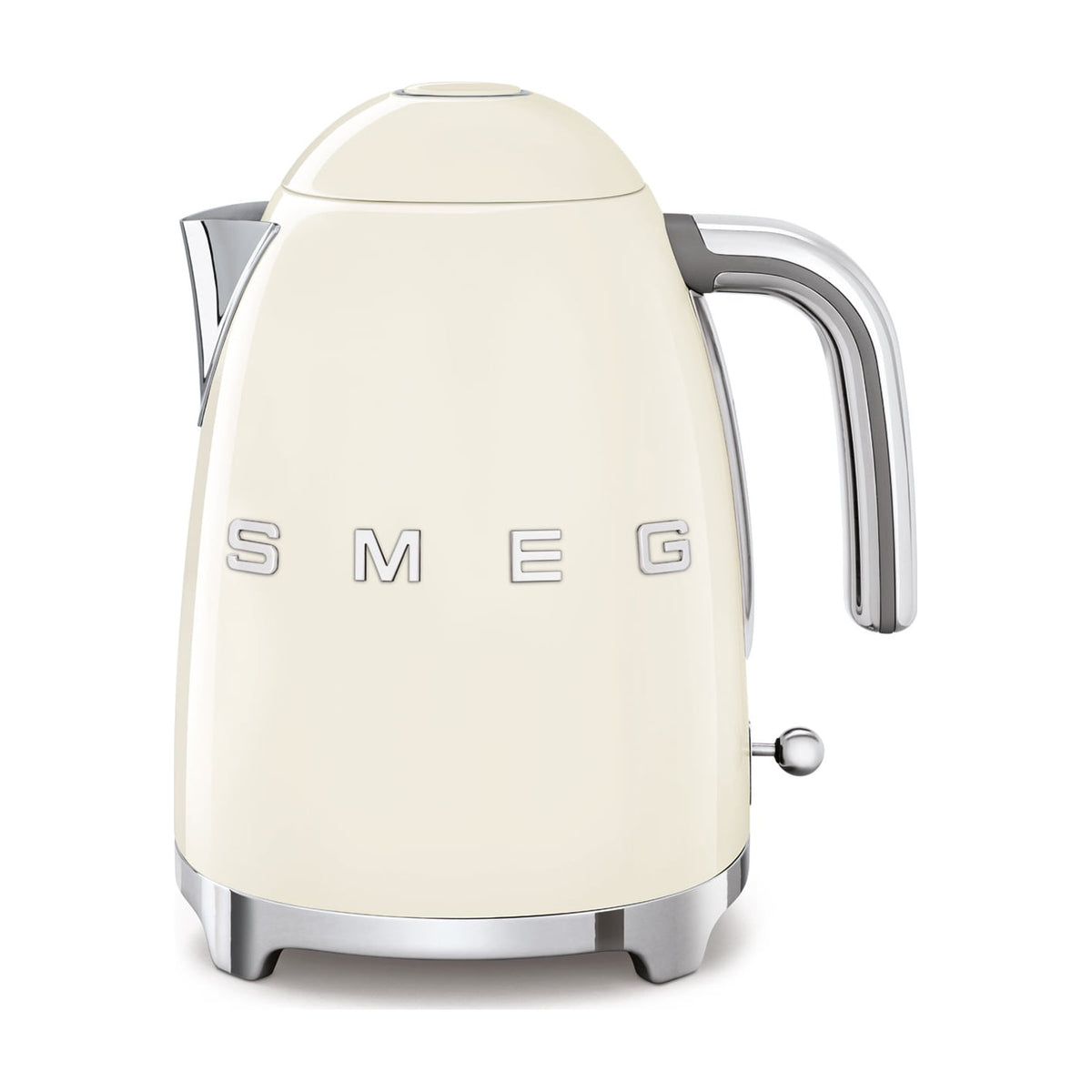 Hervidor de agua Smeg KLF03CREU de 1,7 l y 2400 W, crema