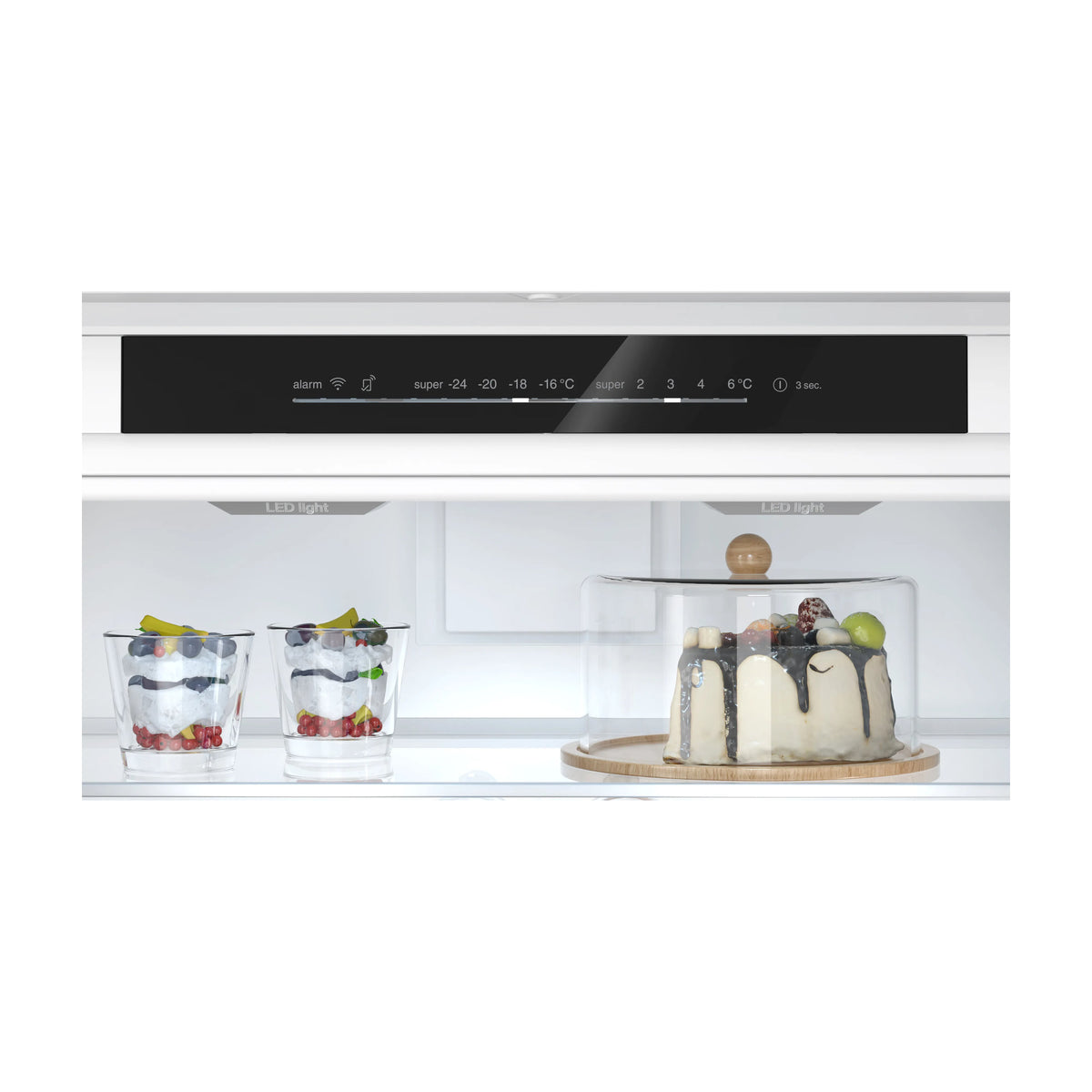 Frigorífico combi integrable Balay 3KID967F con No Frost y Home Connect