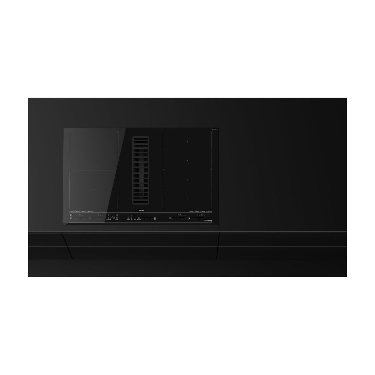 Placa con extractor Teka MasterSense Air AFF 87601 MST de 80 cm, FullFlex