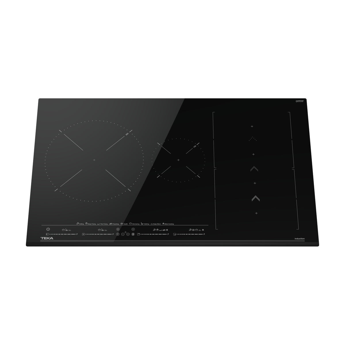Placa de inducción Teka IZS 86630 MST BK de 80 cm con zona Flex y SlideCooking