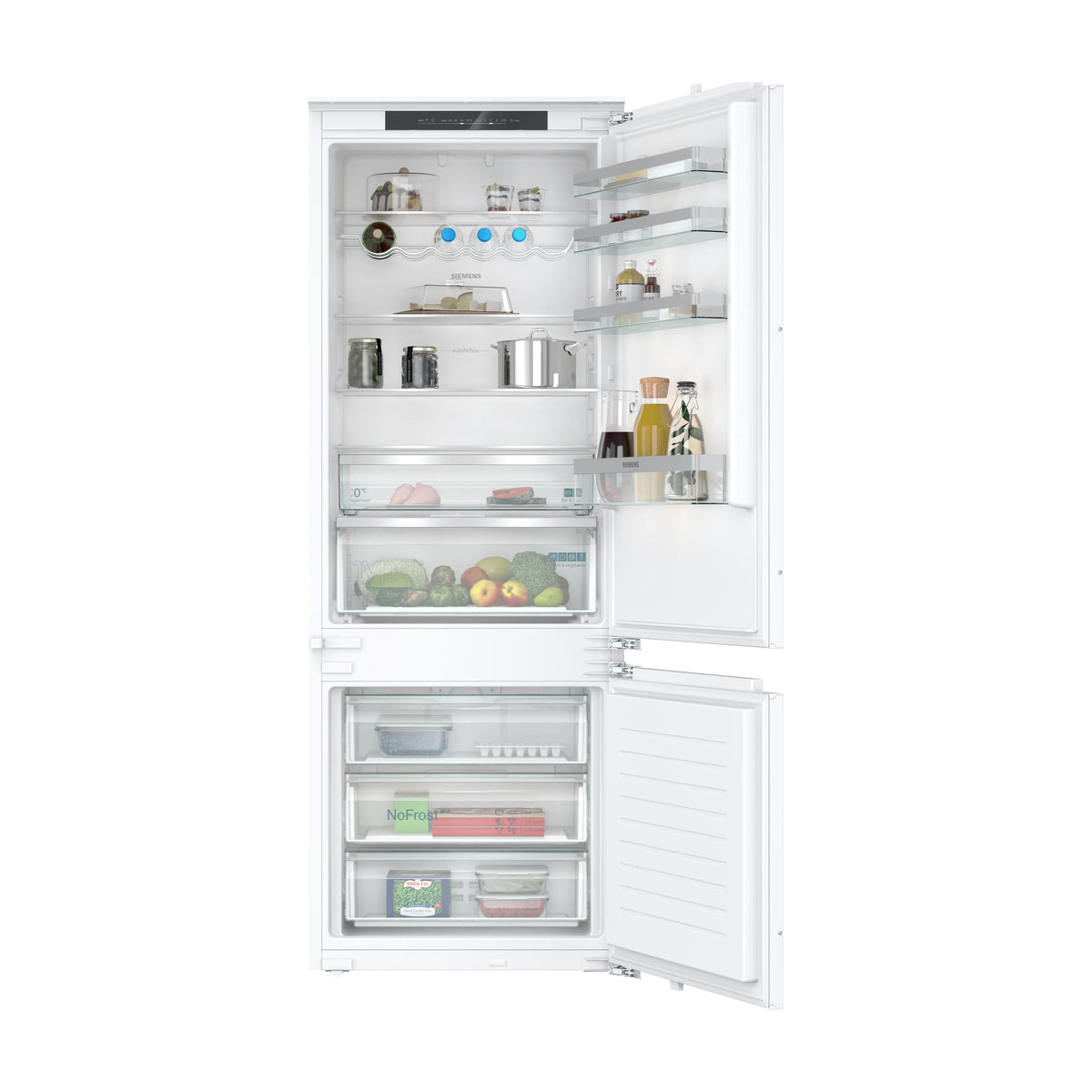 Frigorífico combi integrable Siemens KB96NVFE0, 383 l, No Frost