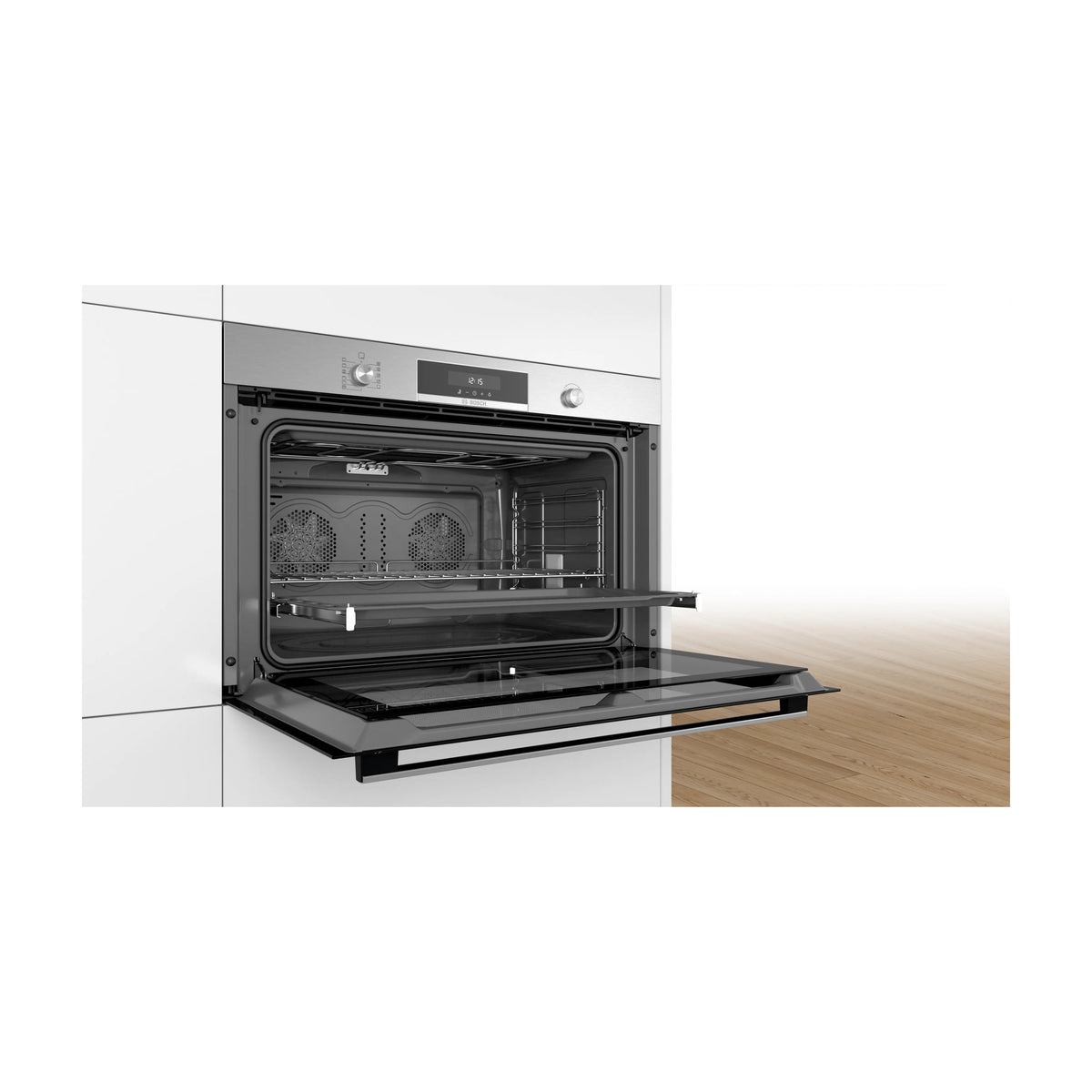 Horno multifunción Bosch VBD5780S0, 112 l, pirolítico