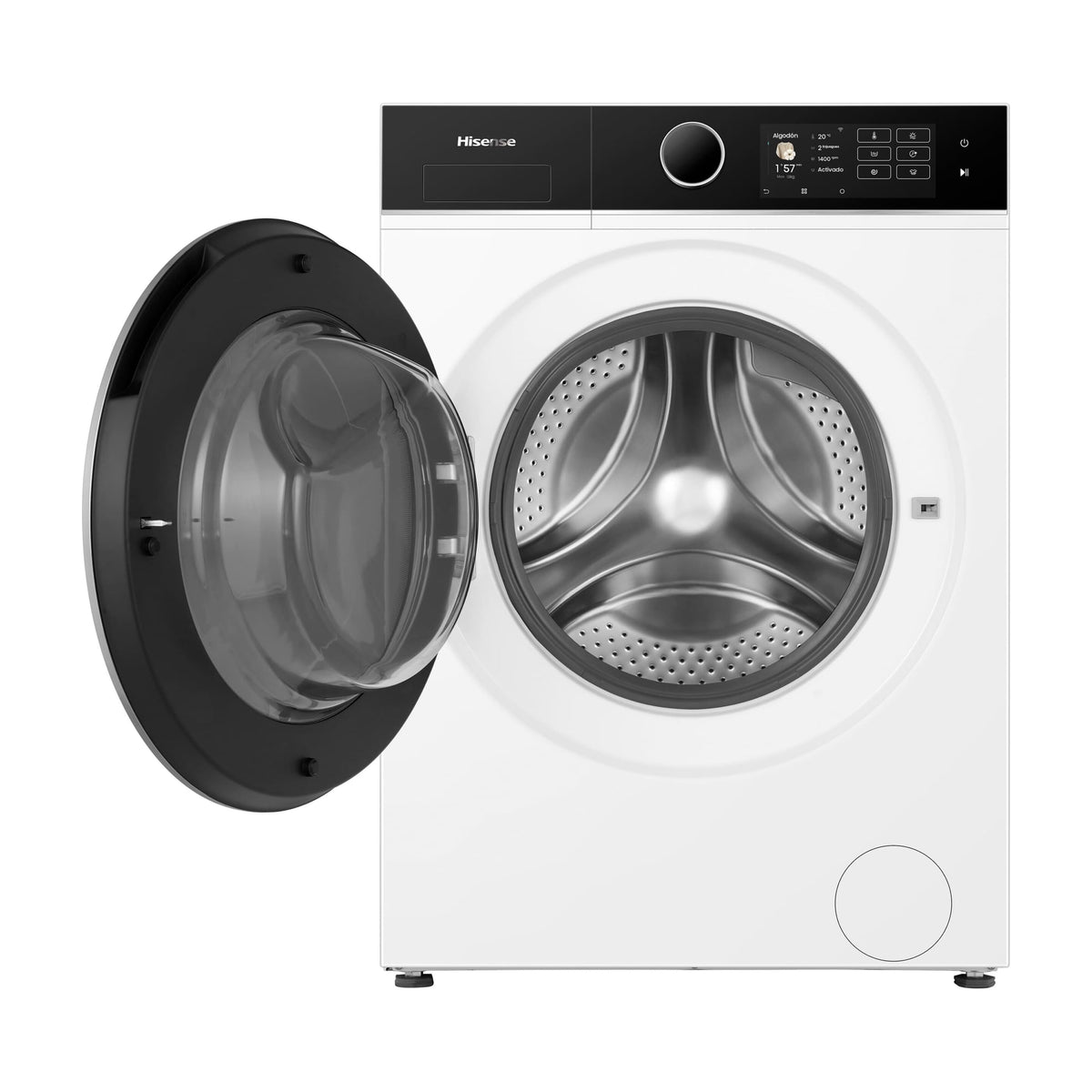 Lavasecadora Hisense WD5i1245BWR de 12/8 kg y 1400 rpm