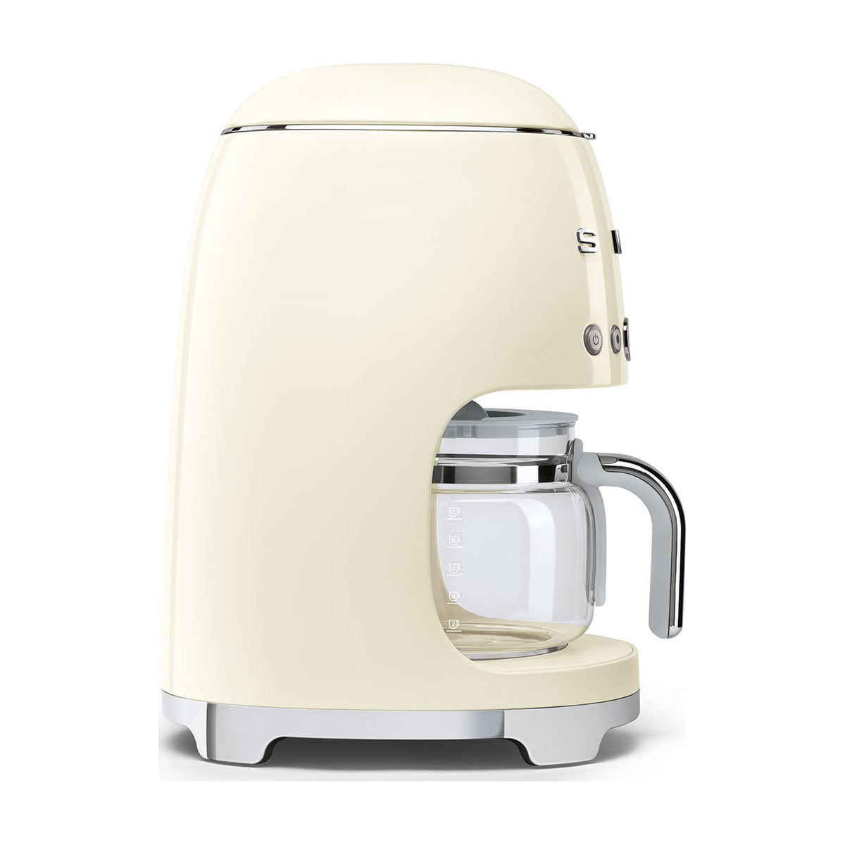 Cafetera de goteo Smeg DCF02CREU de 10 tazas, crema