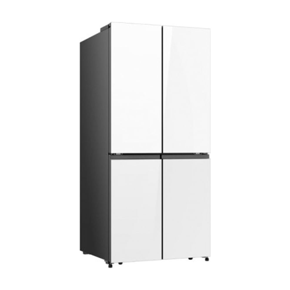 Frigorífico americano Hisense RQ5P470SETE de 483 l, cristal blanco
