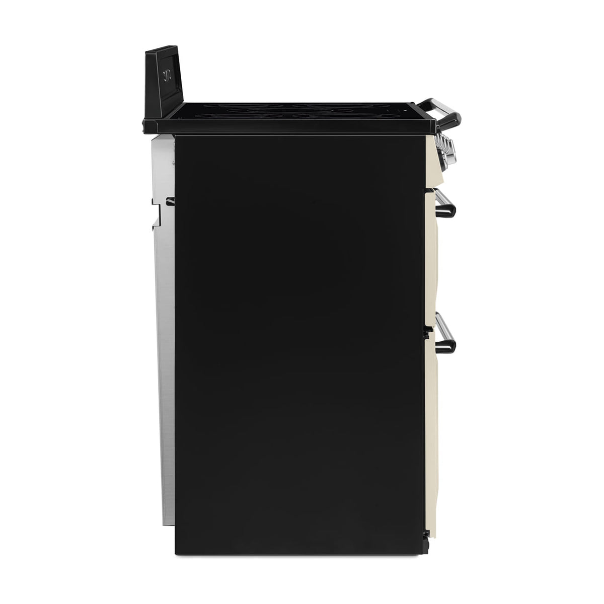 Cocina de inducción Smeg TR93IP2 de 90 cm con tres hornos, crema