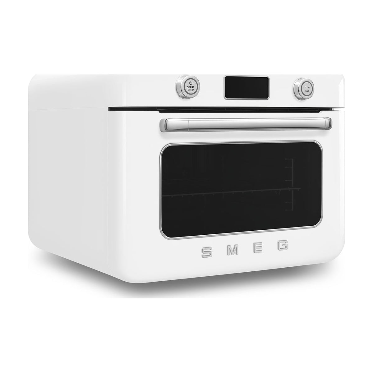 Horno de sobremesa Smeg COF01WHEU con vapor combinado, 30 l, blanco