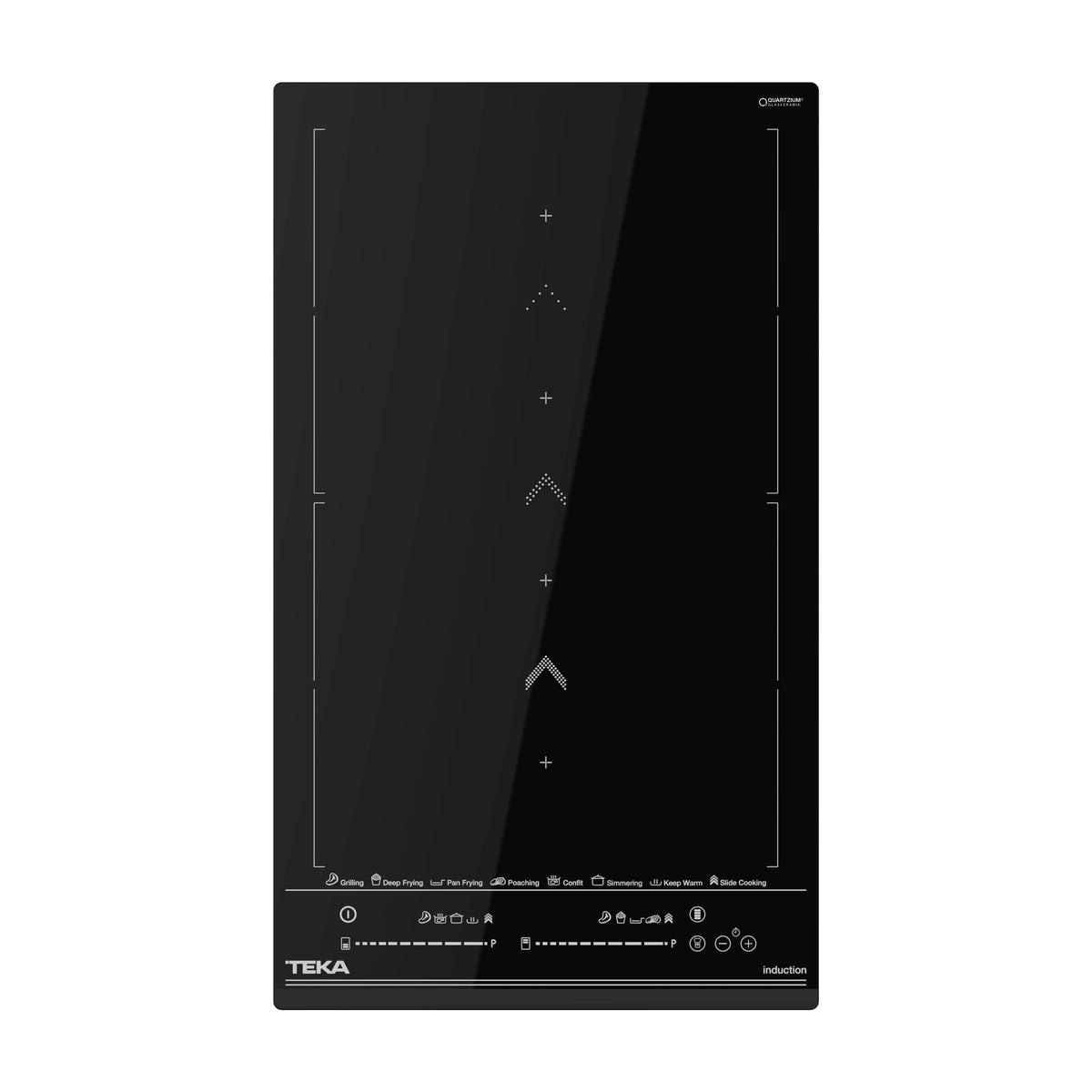 Placa de inducción modular Teka IZS 34700 MST de 30 cm con 2 zonas Flex