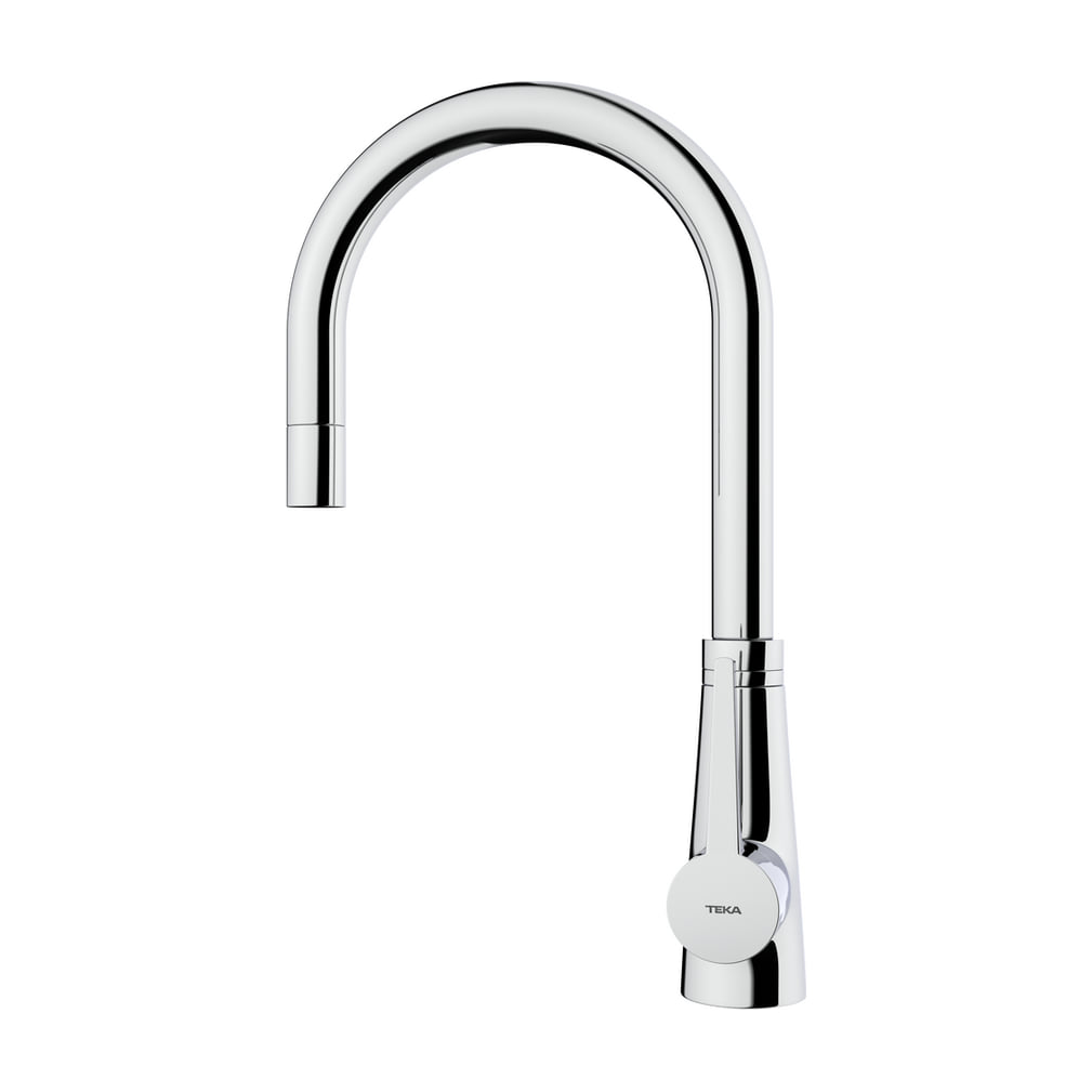 Grifo de cocina Teka VTK 938 cromado con caño alto extraíble