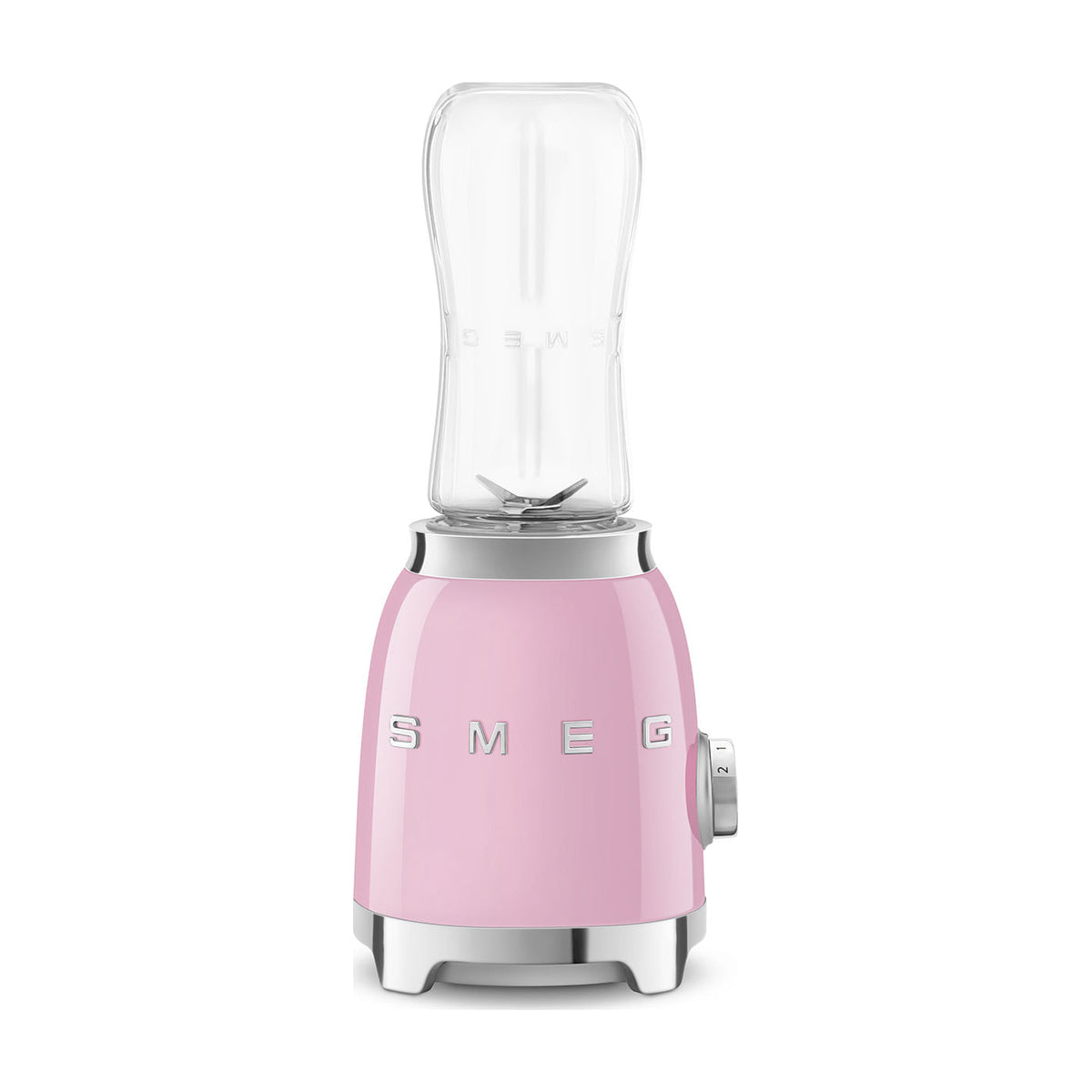 Batidora de vaso Smeg PBF01PKEU rosa, 300 W y 2 velocidades
