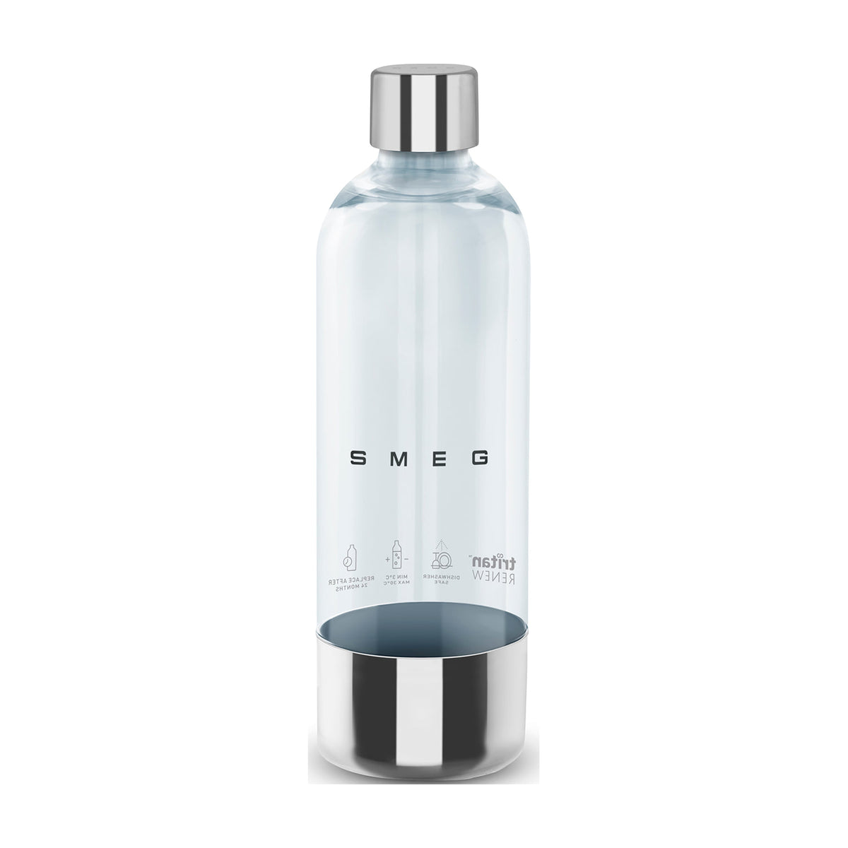 Botella para gasificadora Smeg SKSB01 de 1 l en Tritan Renew, apta para lavavajillas