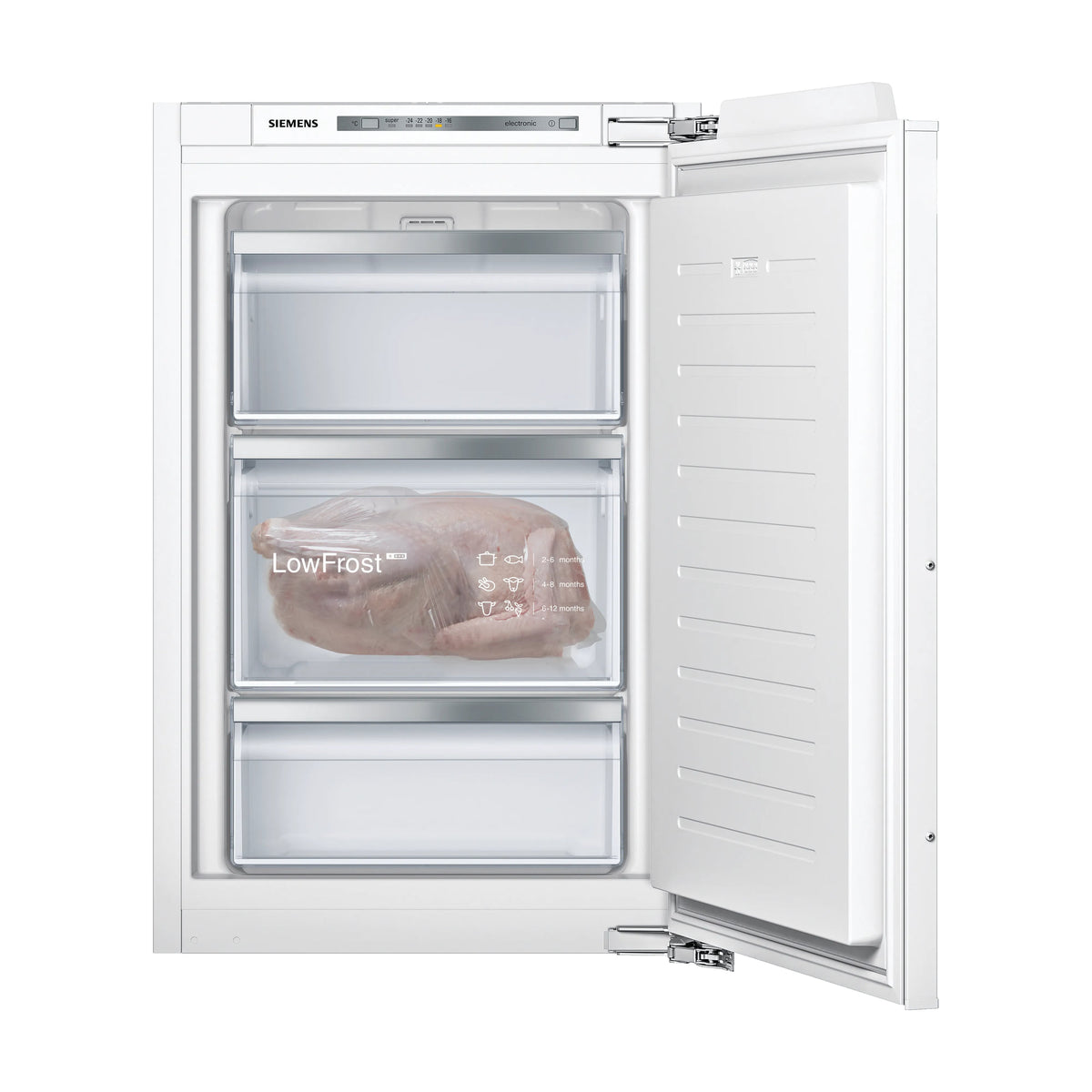 Congelador vertical integrable Siemens GI21VAFE0, 96 l, lowFrost