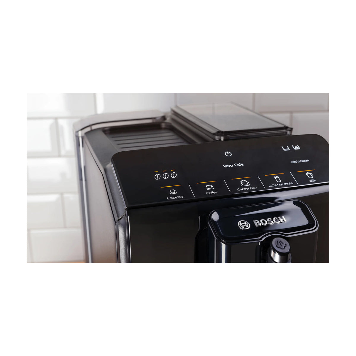 Cafetera superautomática Bosch TIE20119, 15 bares y molinillo cerámico