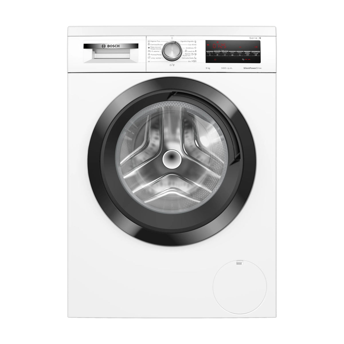 Lavadora de carga frontal Bosch WUU28T68ES de 9 kg y 1400 rpm