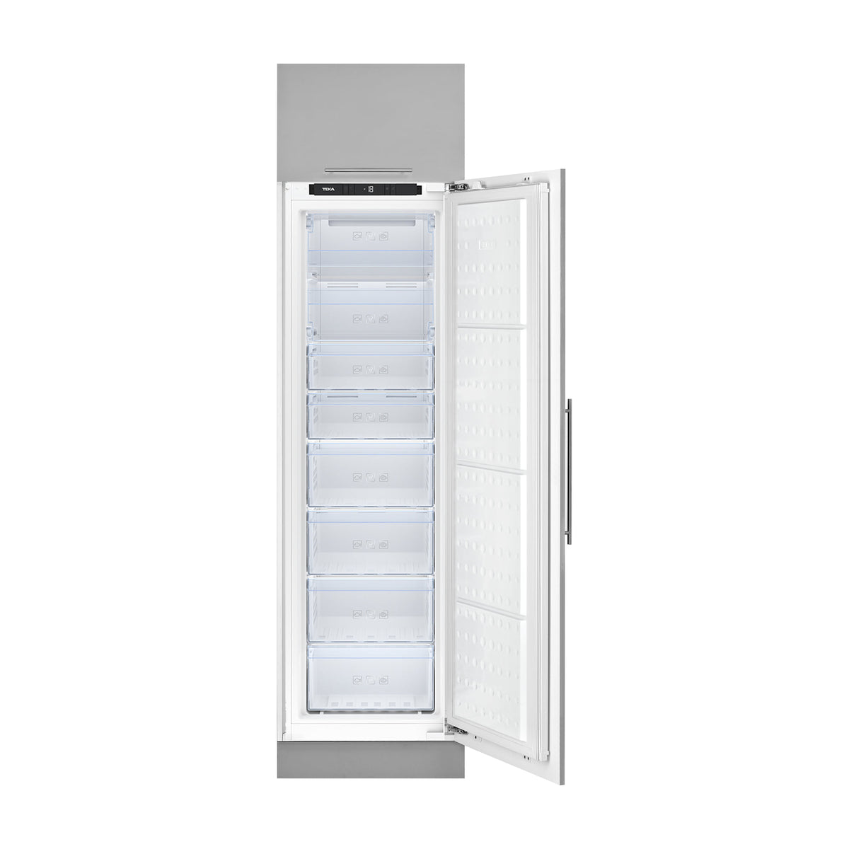 Congelador vertical Teka RSF 73350 FI WH EU integrable, No Frost, 220 l