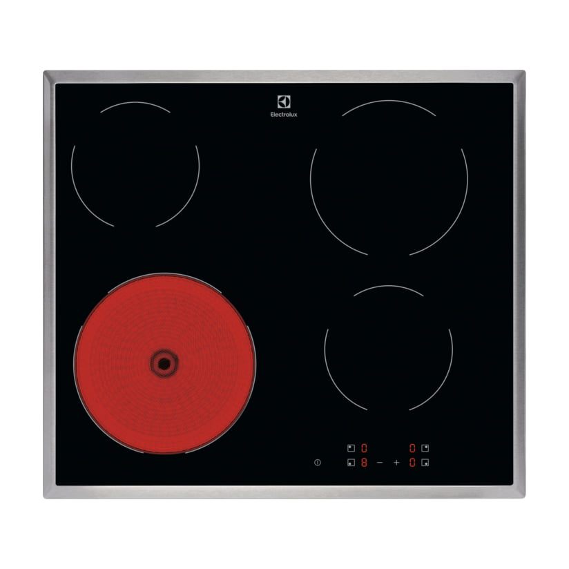 Placa vitrocerámica Electrolux LRR6430M de 4 zonas con control táctil