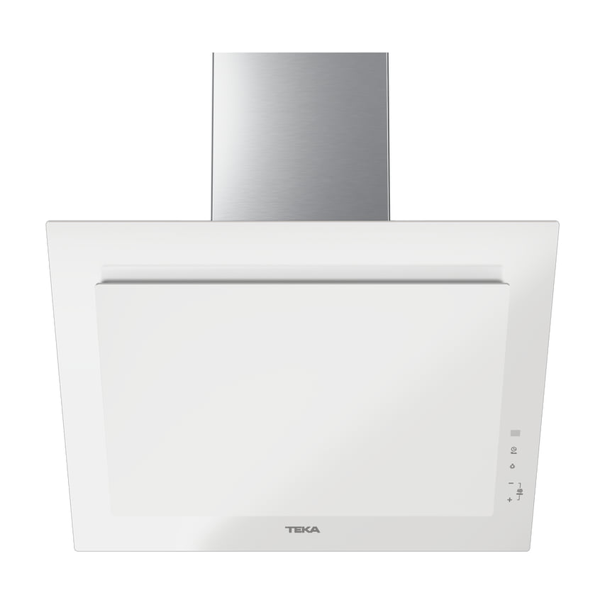 Campana decorativa vertical Teka DVT Pro 68660 TBS WH, 60 cm, cristal blanco