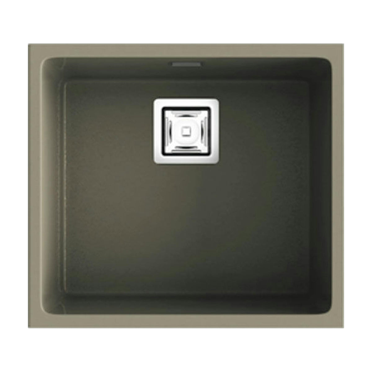 Fregadero Poalgi Zie 45 1C Albero mate, una cubeta de 50 × 45 cm