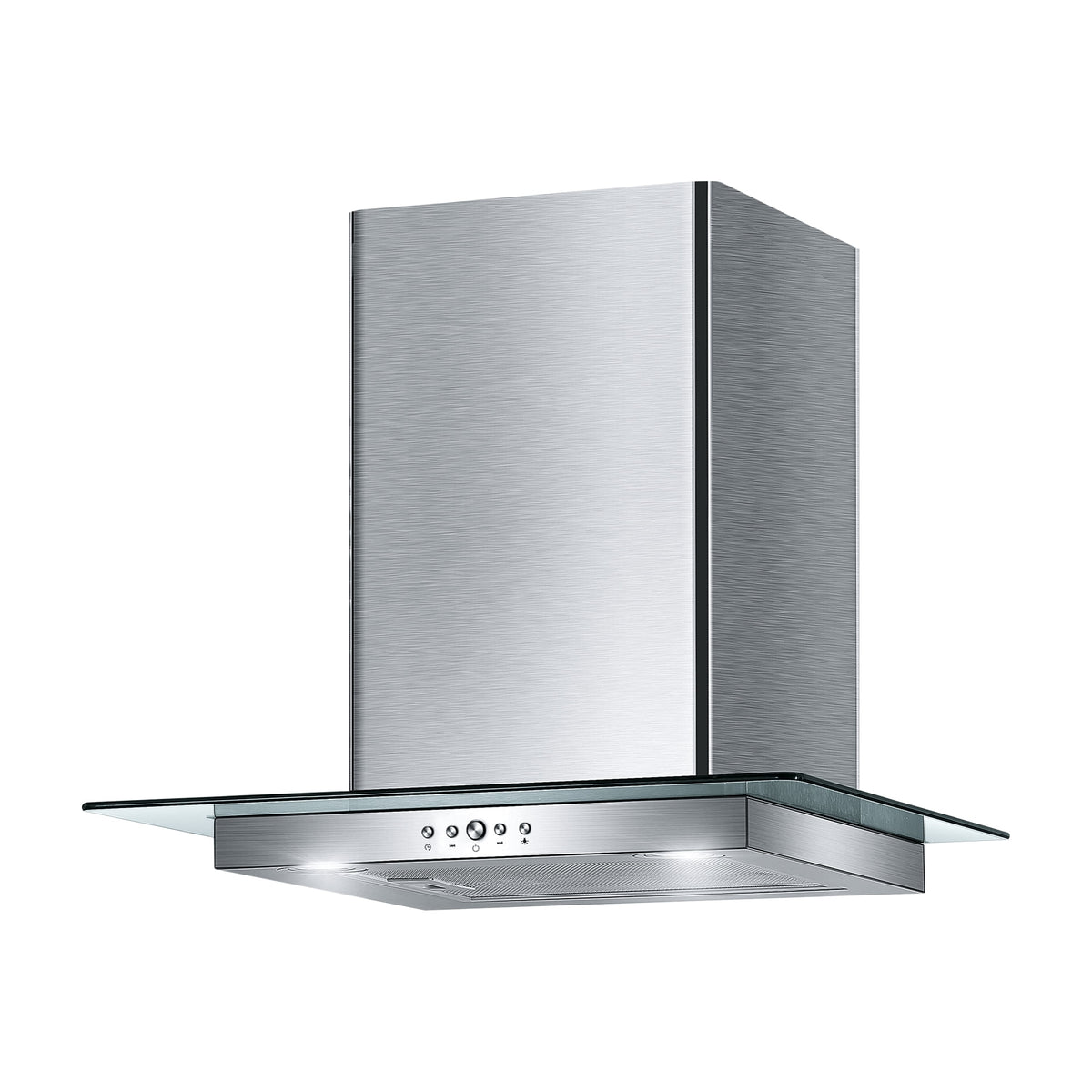 Campana decorativa Mepamsa Cristalo 60 inox y cristal, 580 m³/h