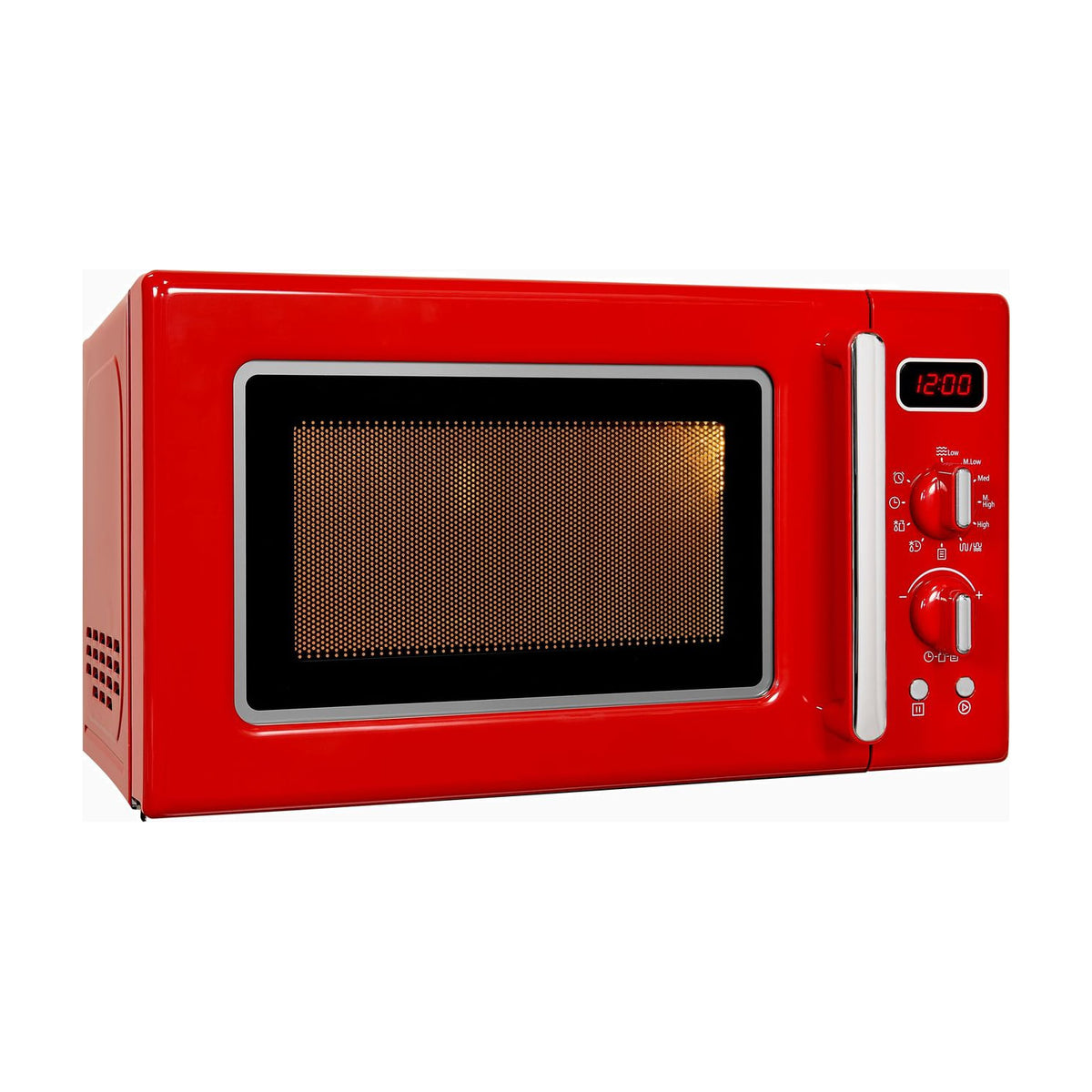 Microondas Exquisit RMW720-3GDIG con grill, 20 litros, rojo