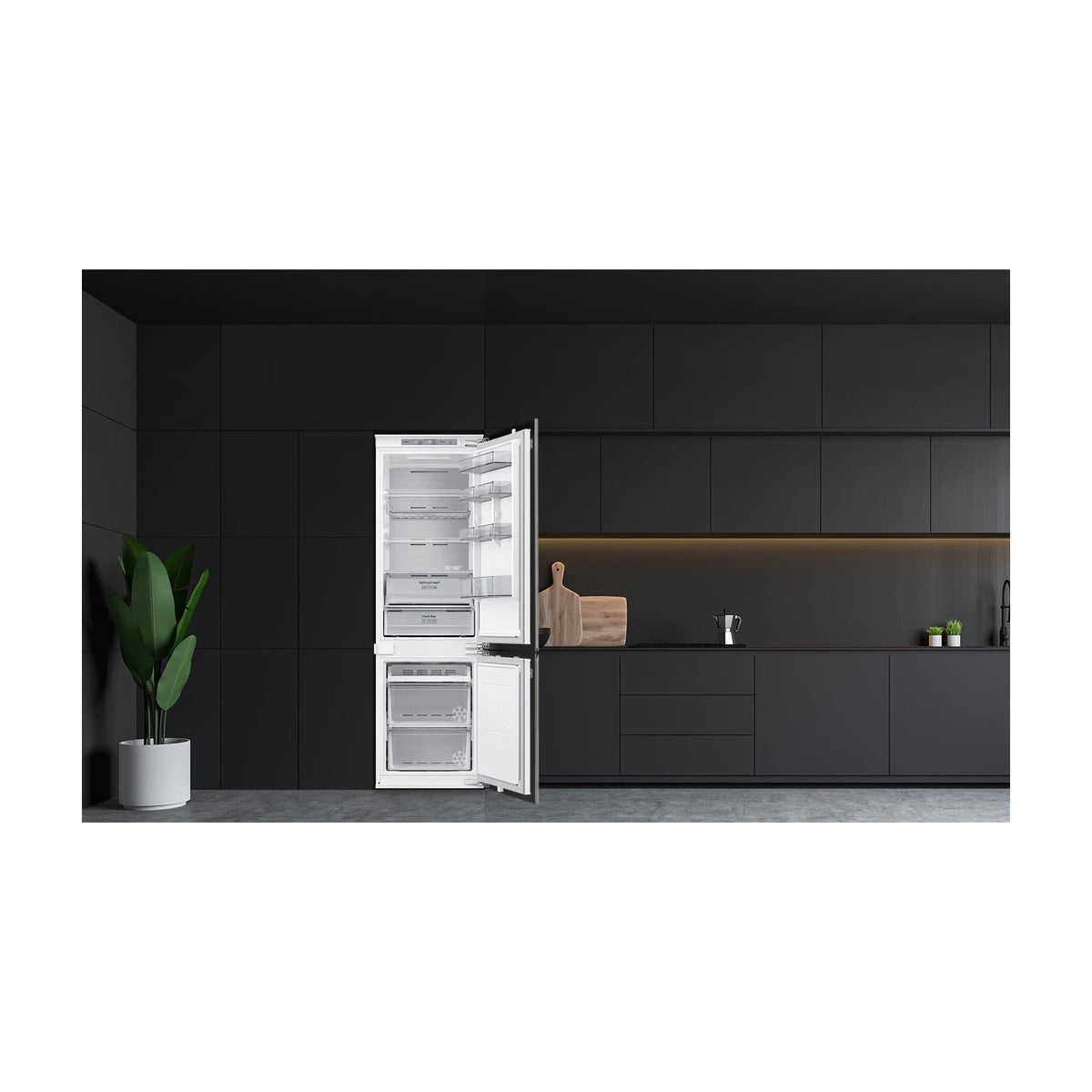 Frigorífico combi Samsung BRB80F30ADS0/EF integrable, 298 l y No Frost