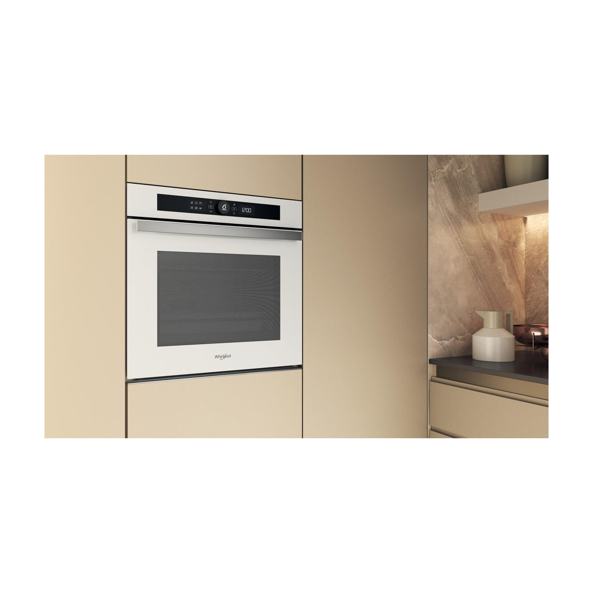 Horno multifunción Whirlpool WOI4S8PM1SWA de 73 l con vapor y pirólisis