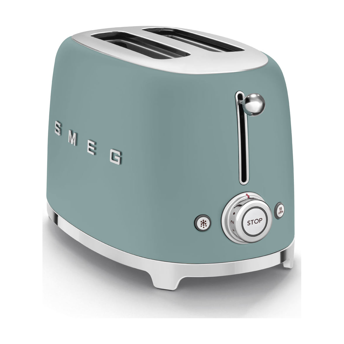 Tostadora Smeg TSF01EGMEU de 2 ranuras, verde esmeralda mate
