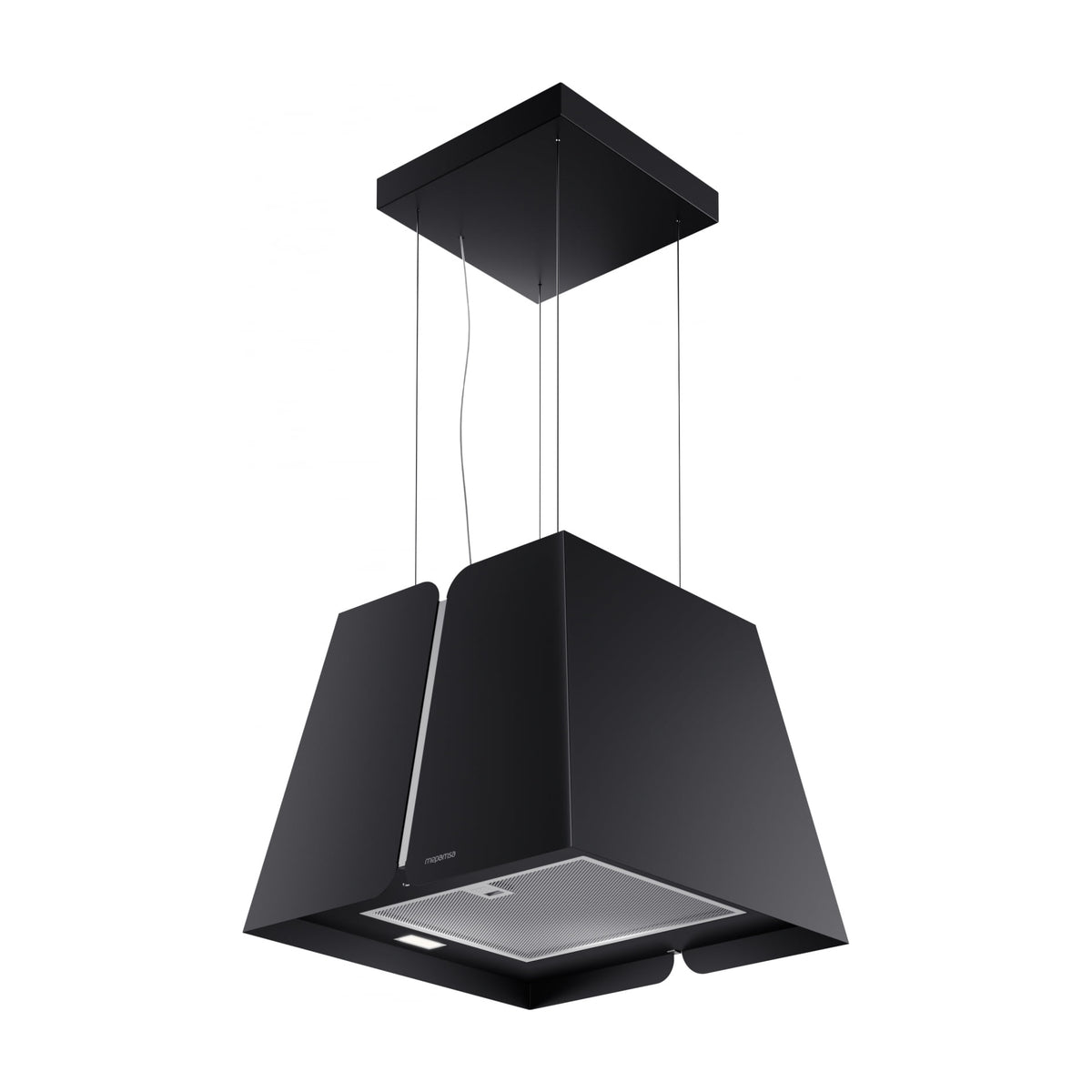 Campana de isla Mepamsa Victoria 43 negro mate, 43 cm y clase A