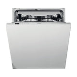 Lavavajillas integrable Whirlpool WI 7020 PF, 14 cubiertos y secado NaturalDry