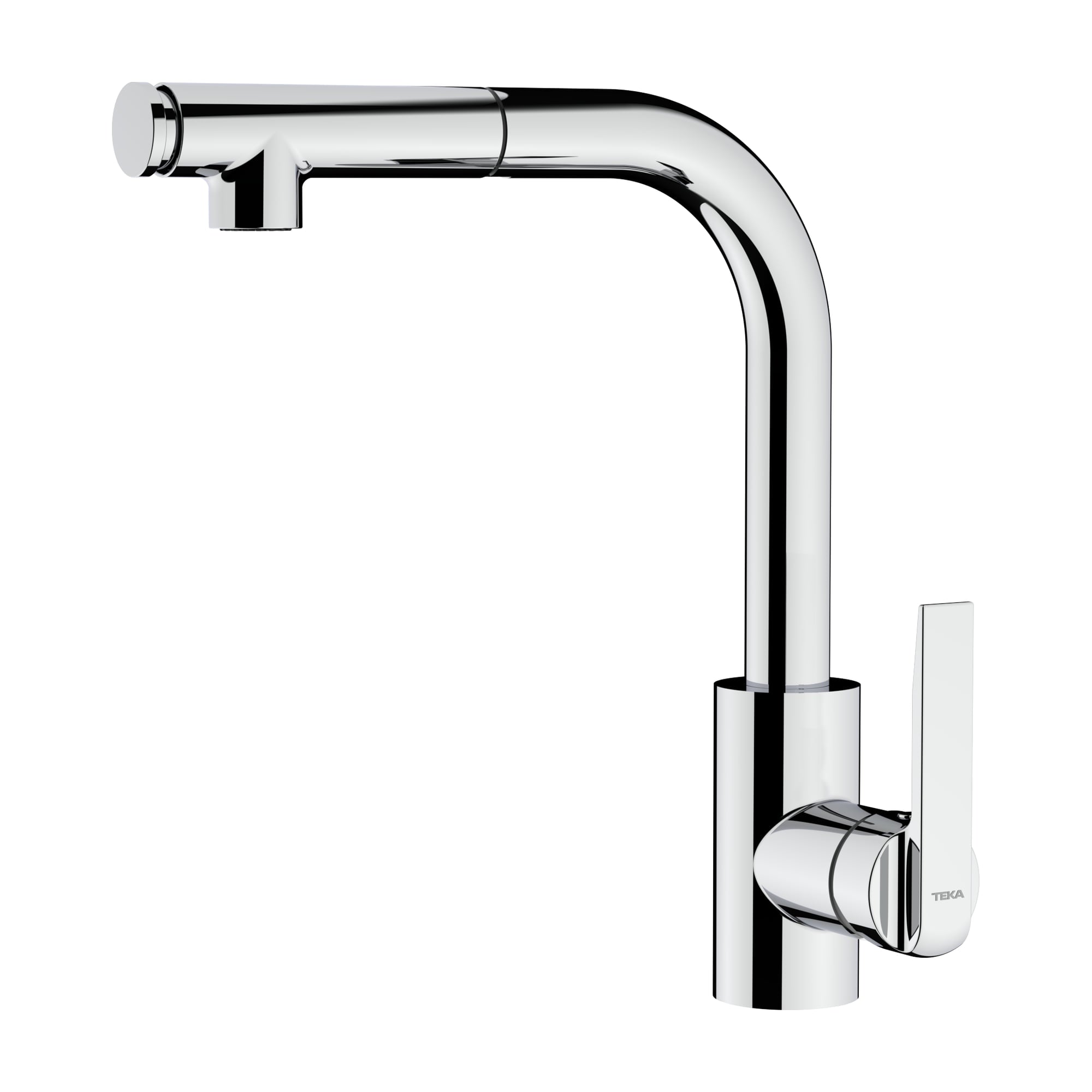 Grifo de cocina Teka IN 938 Plus extraíble de 2 funciones, cromado