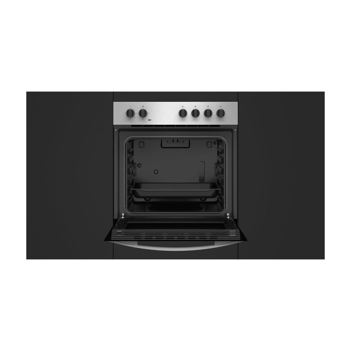 Horno convencional polivalente Teka HBE 435 ME SS, 72 l y 3 funciones