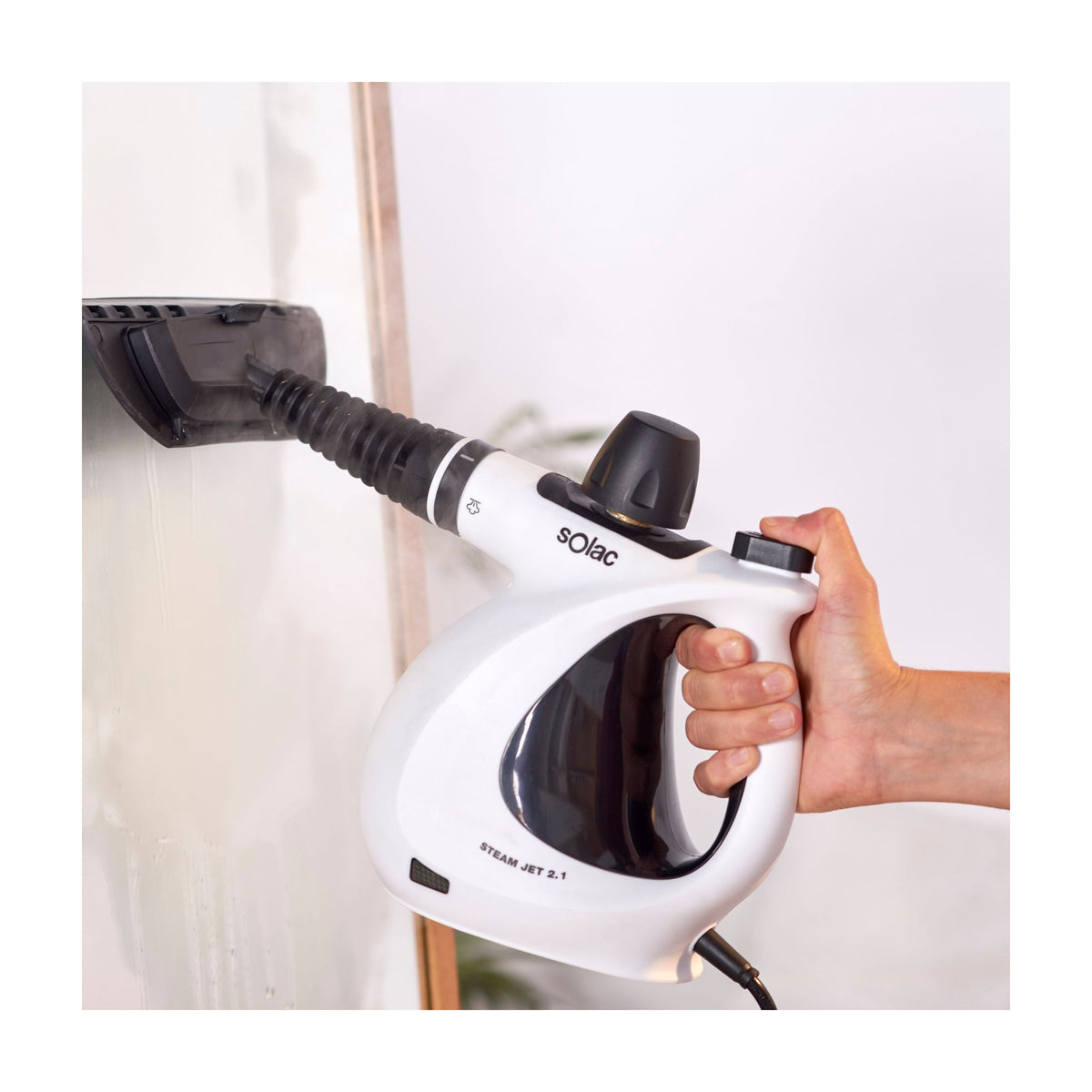 Limpiador de vapor Solac LV1301 Steam Jet 2.1, 1050 W y 3 bares