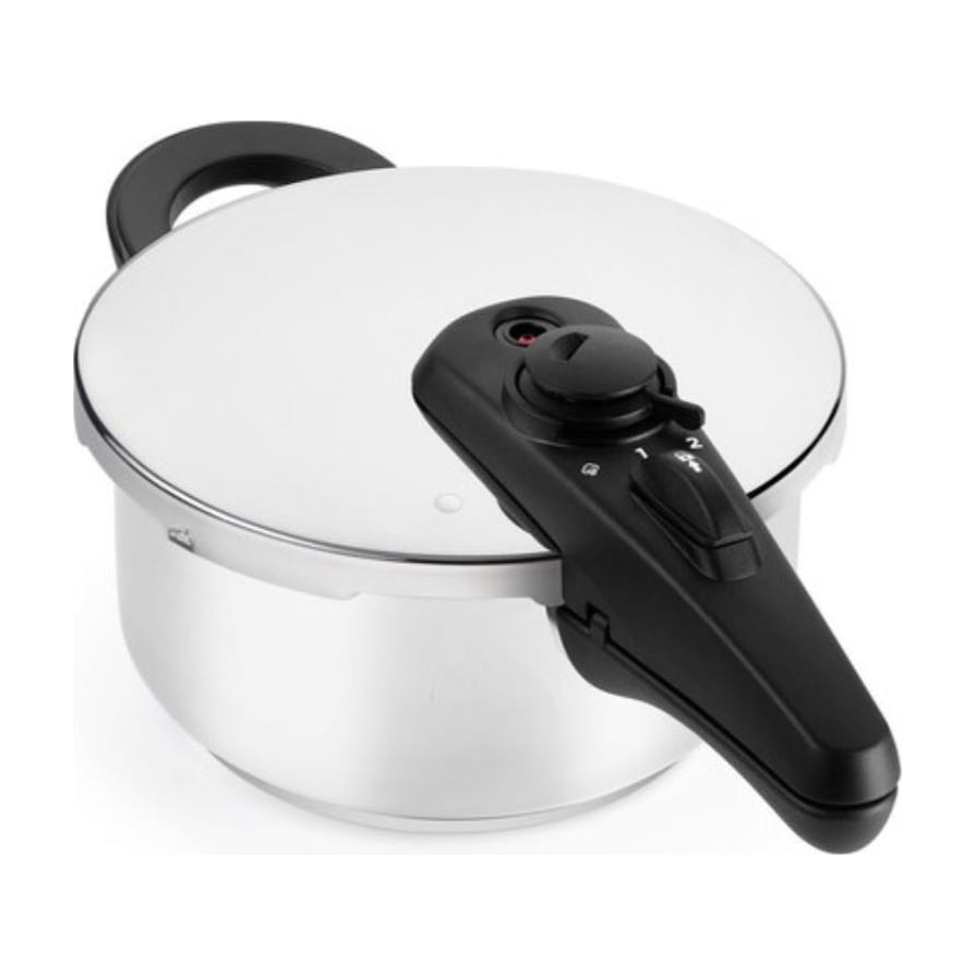 Olla a presión BRA Instant de 6 l, acero inoxidable e inducción