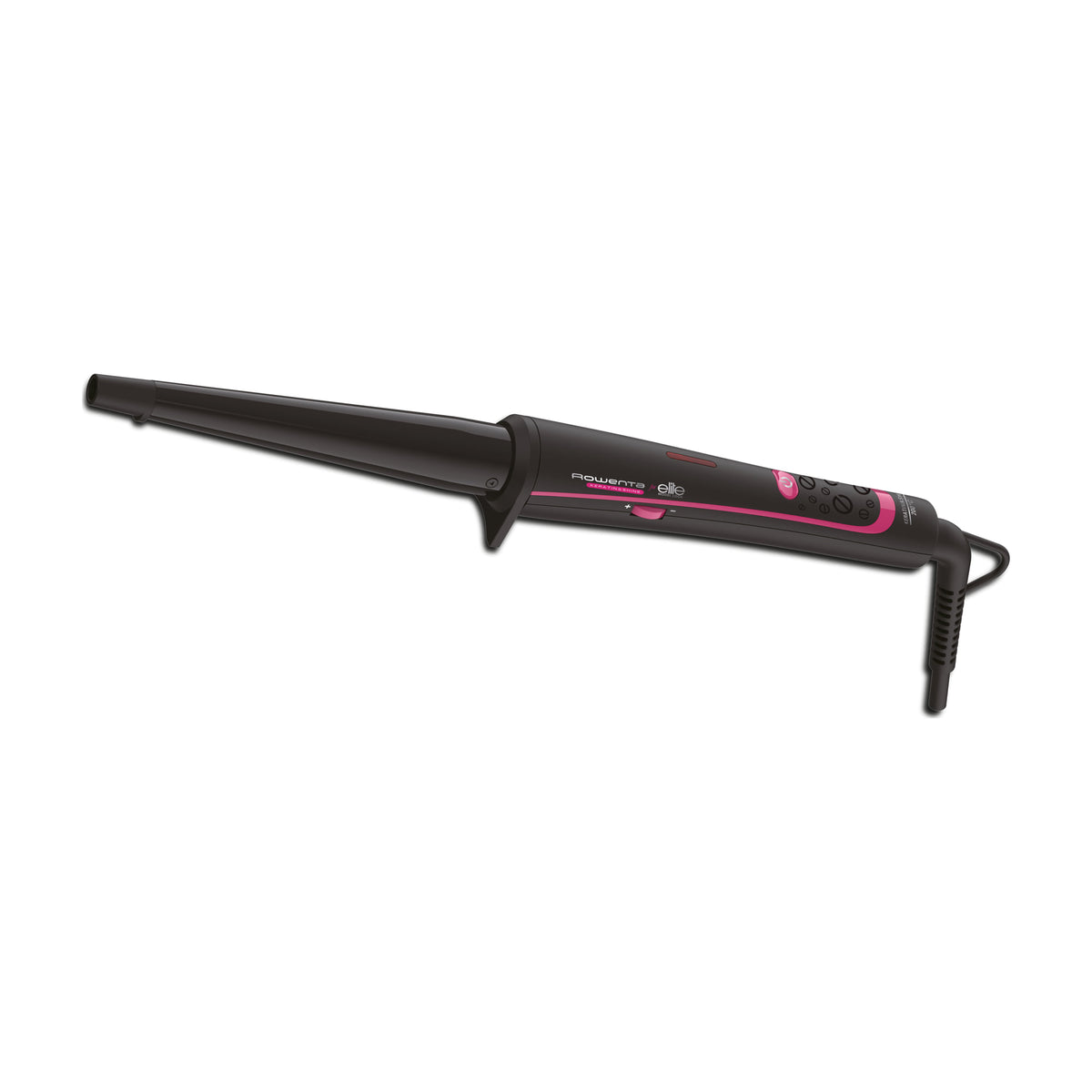 Rizador de pelo Rowenta CF3242F0 cónico, temperatura regulable de 120 a 200 °C