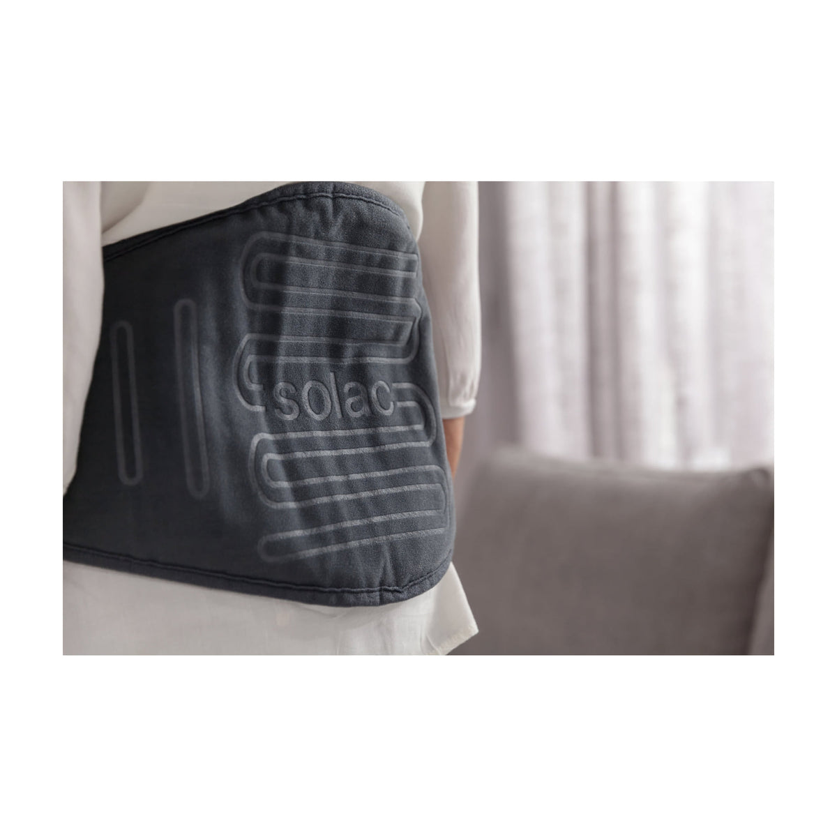 Almohadilla lumbar Solac Helsinki CT8680 de 100 W y 6 niveles de temperatura