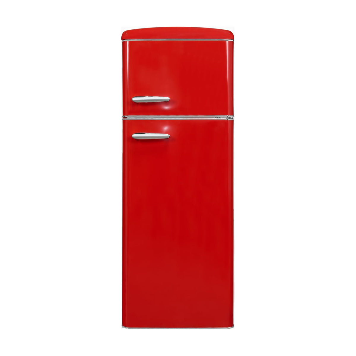 Frigorífico de dos puertas Exquisit RKGC270-45-H-160E rojo, 206 l, clase E