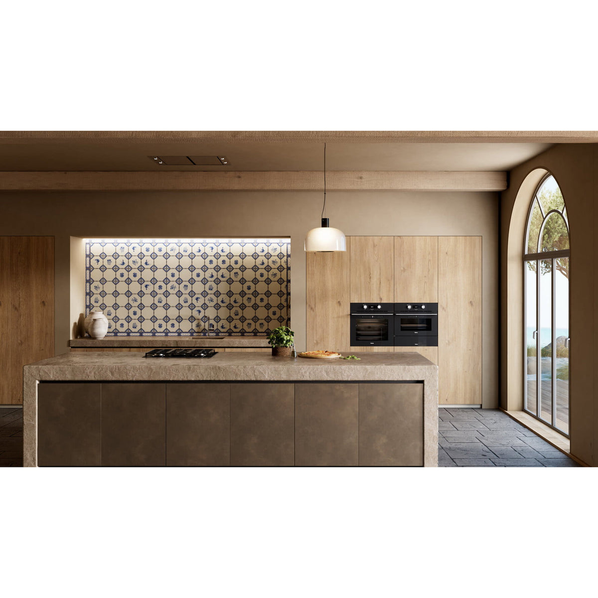 Campana de techo Teka DHT 1285 inox de 120 cm con aspiración perimetral