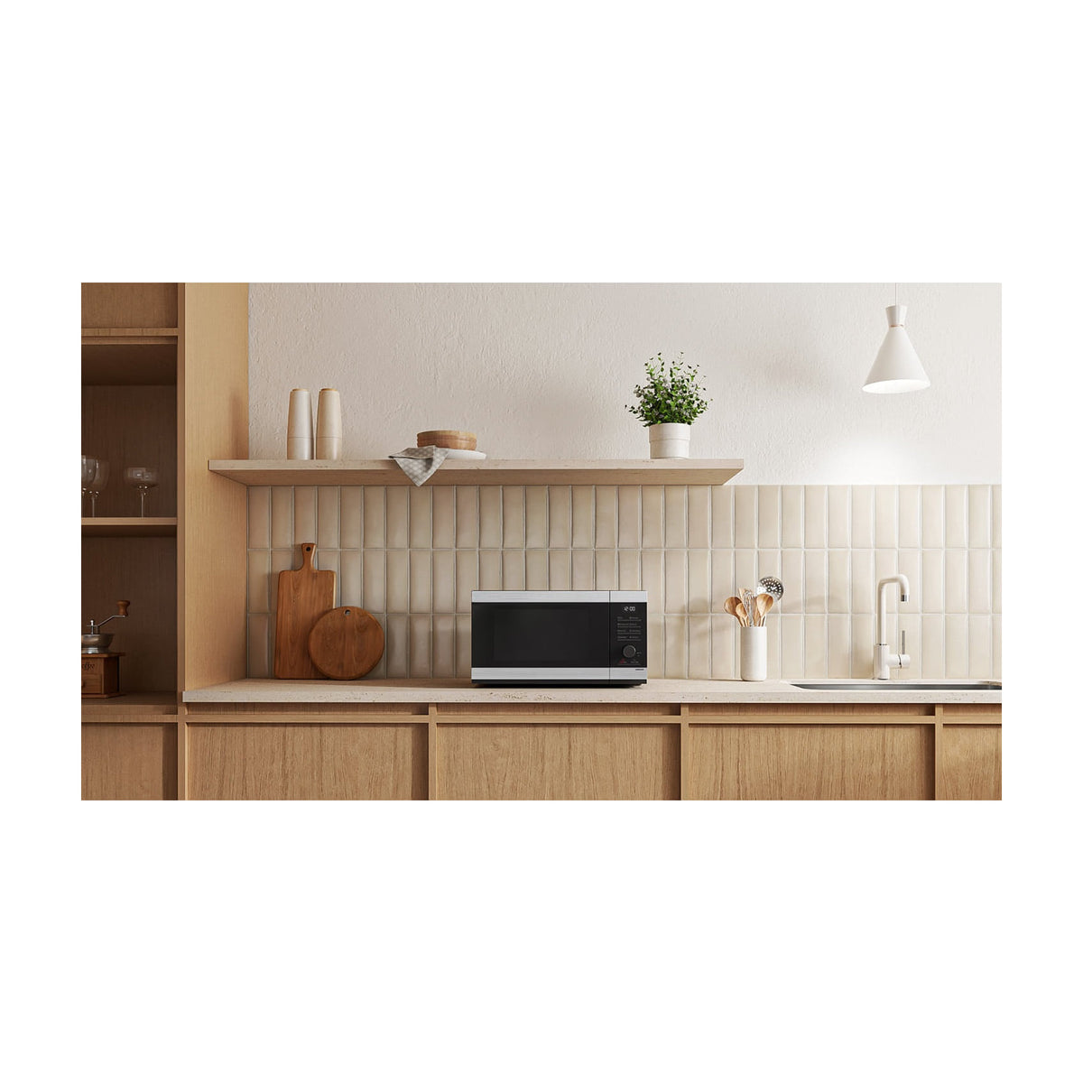 Microondas con grill Samsung MG32DG4524CTE1, 32 l y 900 W