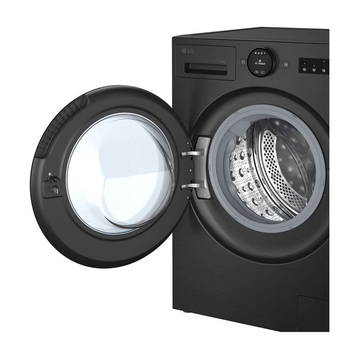 Lavasecadora LG W4X7016TBB de 11/6 kg con AI Direct Drive y Wi-Fi
