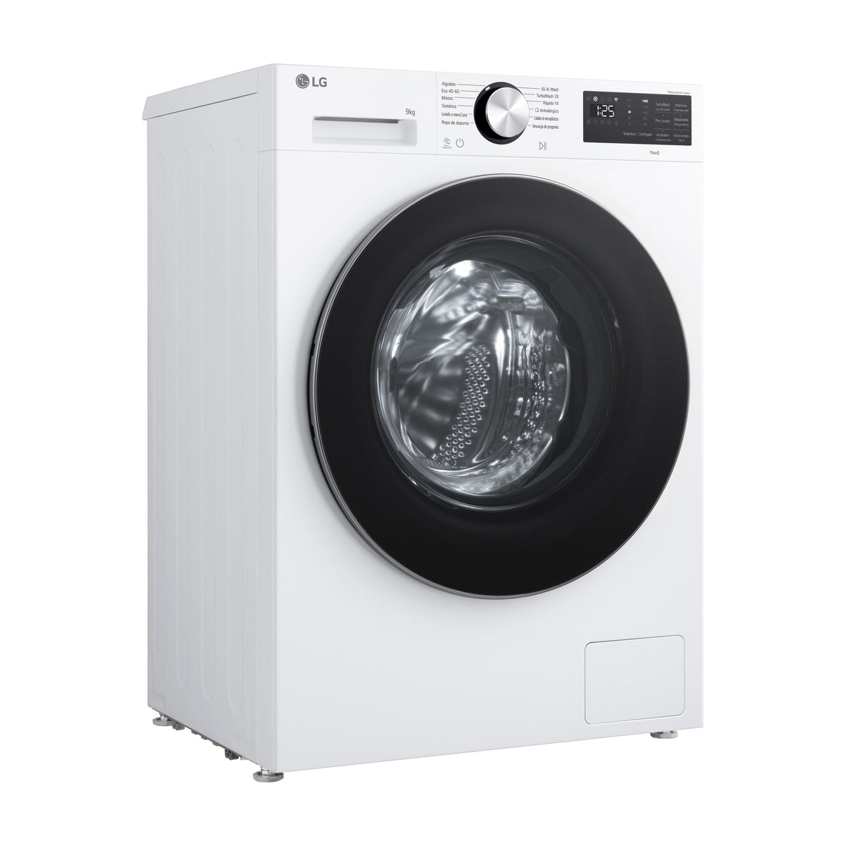 Lavadora LG F4X5009TLC de carga frontal, 9 kg y 1400 rpm