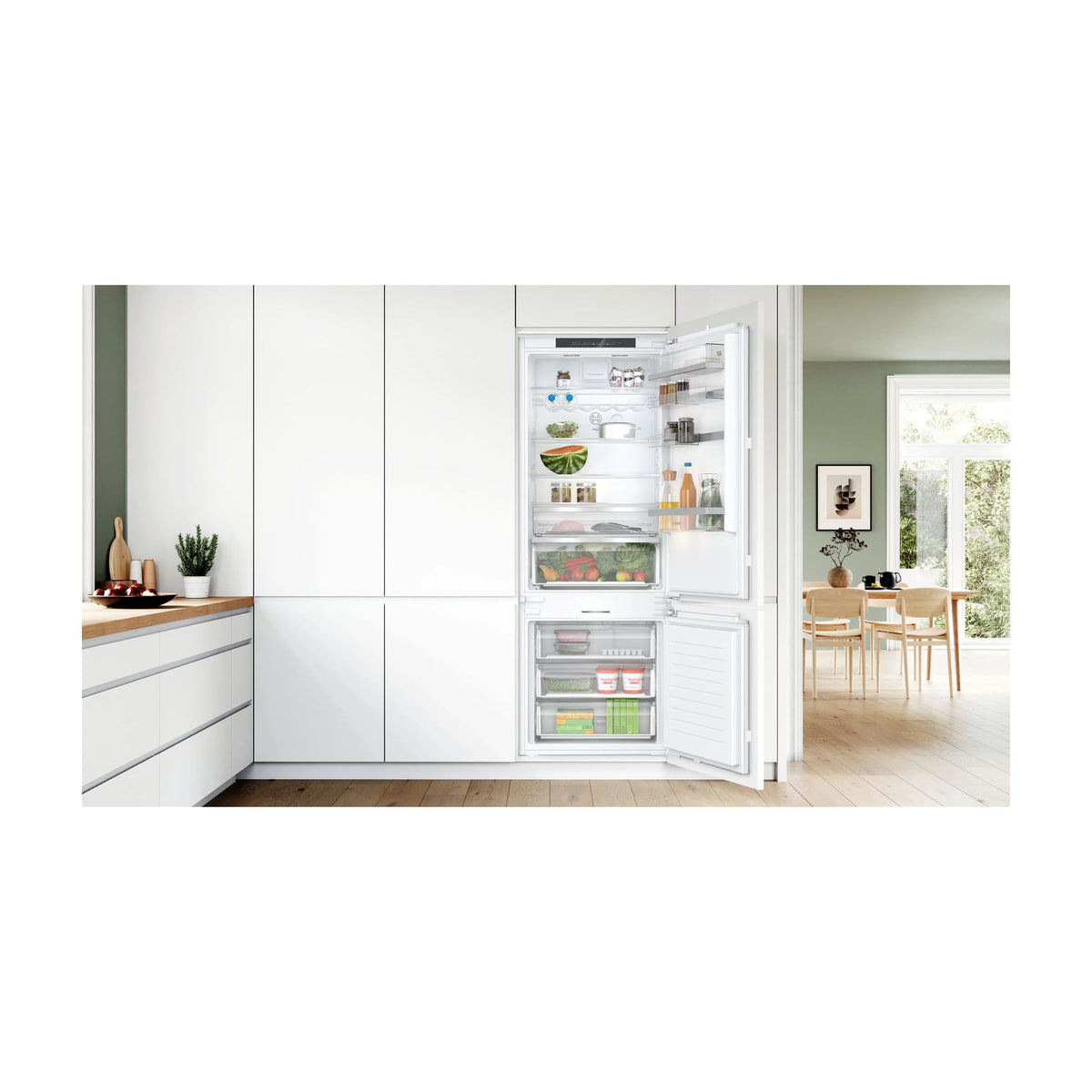 Frigorífico combi integrable Bosch KBN96ADD0 con No Frost y VitaFresh XXL