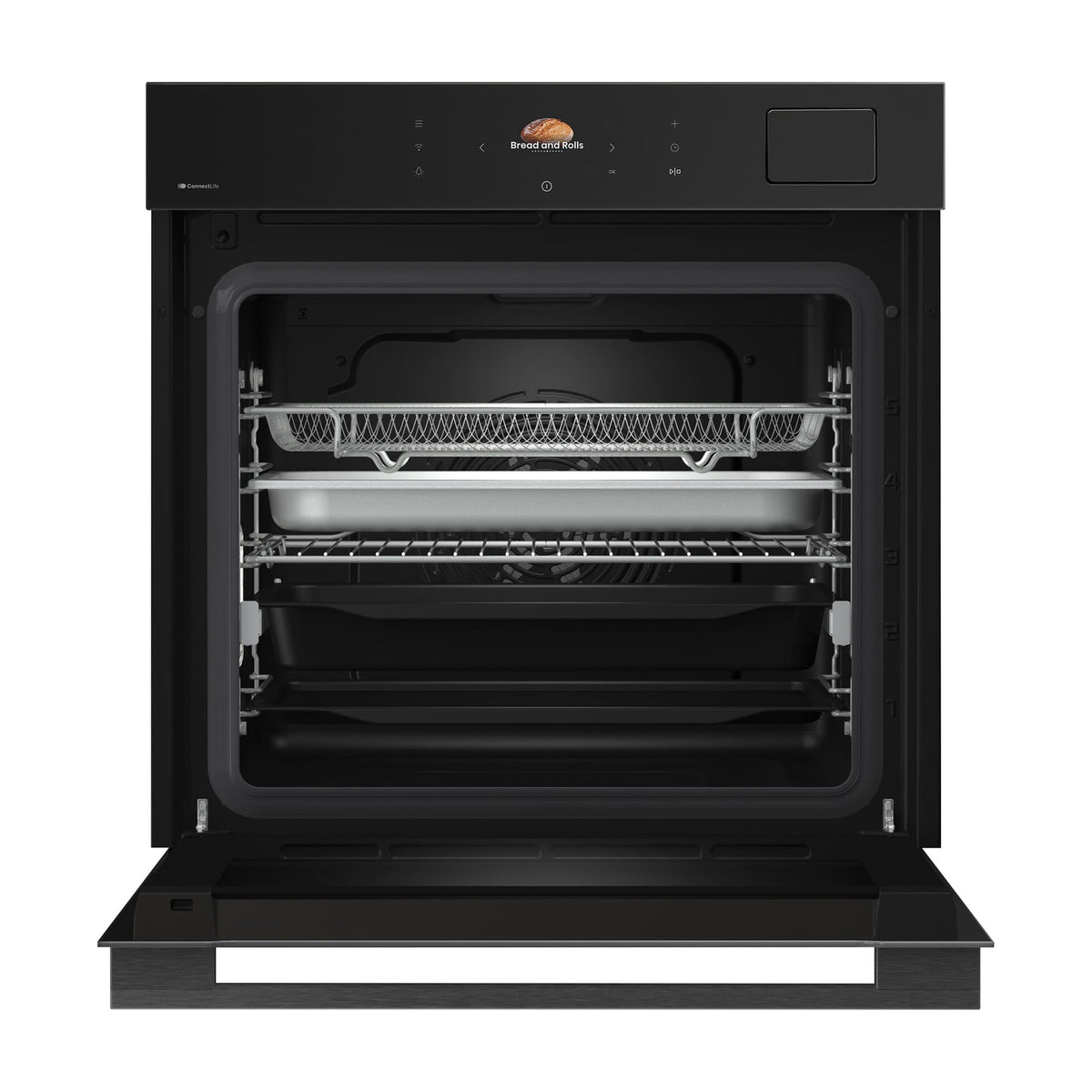 Horno a vapor Hisense BFS615S8B, 77 l y Wi-Fi