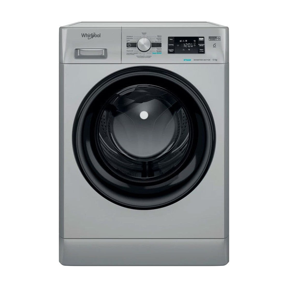 Lavadora Whirlpool FFB 9489 SBV SPT de 9 kg y 1400 rpm