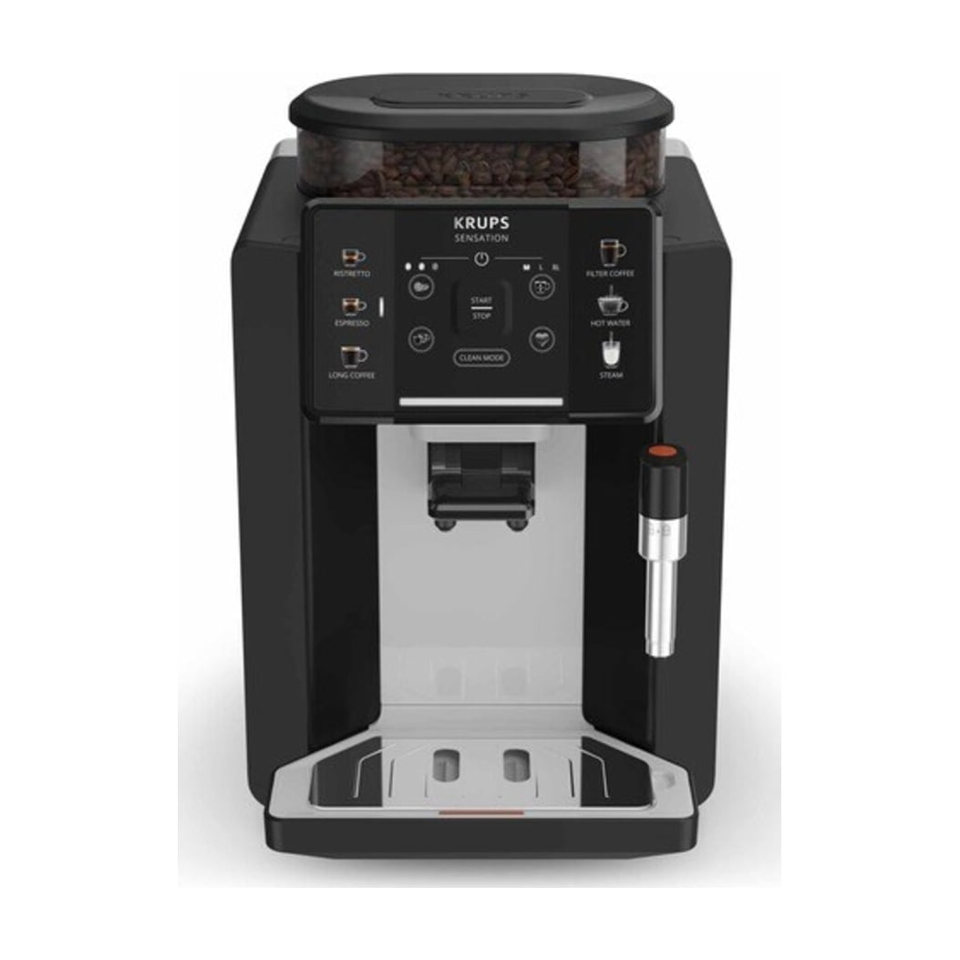 Cafetera superautomática Krups Sensation EA910A10, 15 bar y depósito de 1,7 l