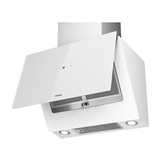Campana decorativa vertical Teka DVM 67370 TOS WH de 60 cm, cristal blanco