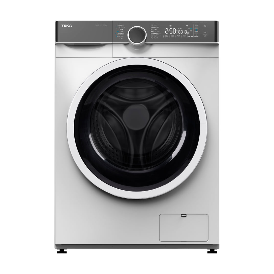 Lavadora Teka WMK 71240 WH de 12 kg y 1400 rpm